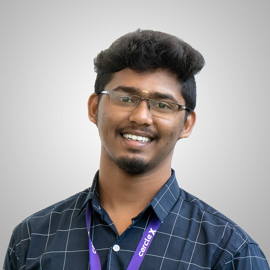 Ilamurugan Raja | Team Profile Picture | Cercle X | EPR | Sustainability | Waste Management | Smartbin | Metabin Production Manager | Administrator | Senior Graphic designer